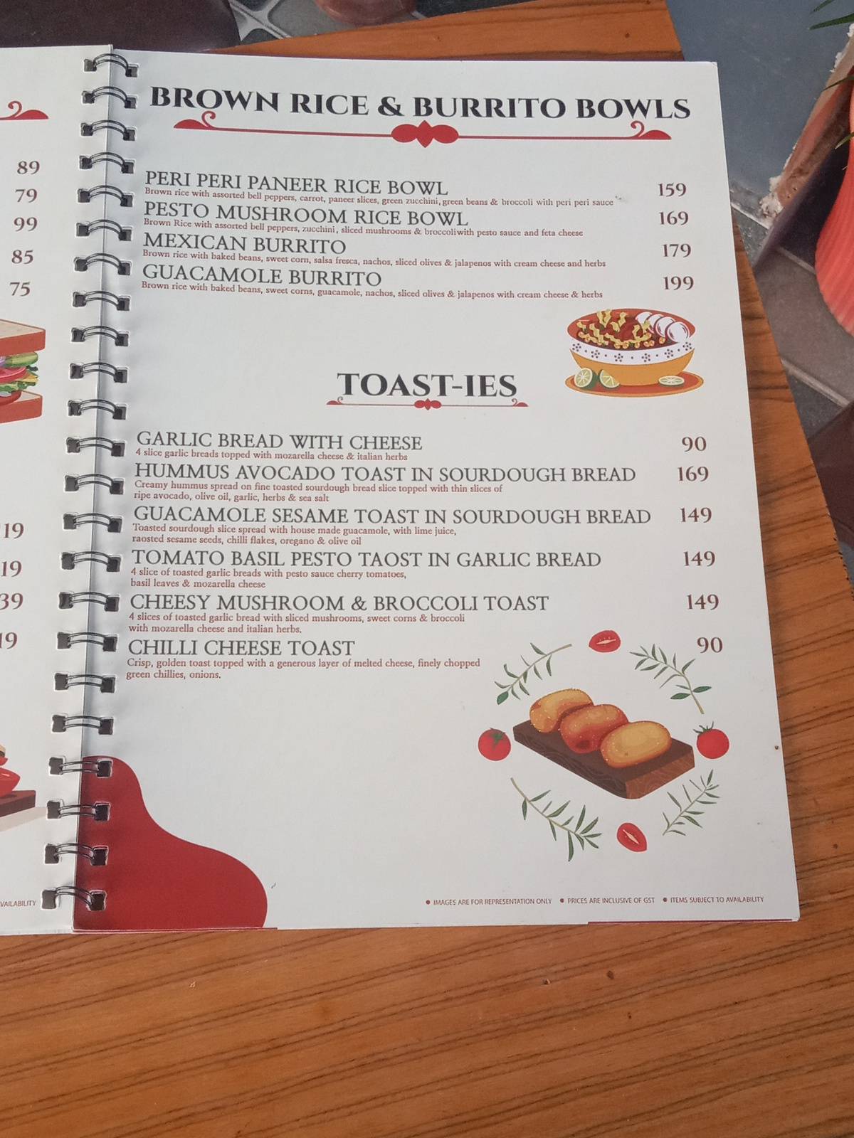 Coffee Dude (Indiranagar) menu