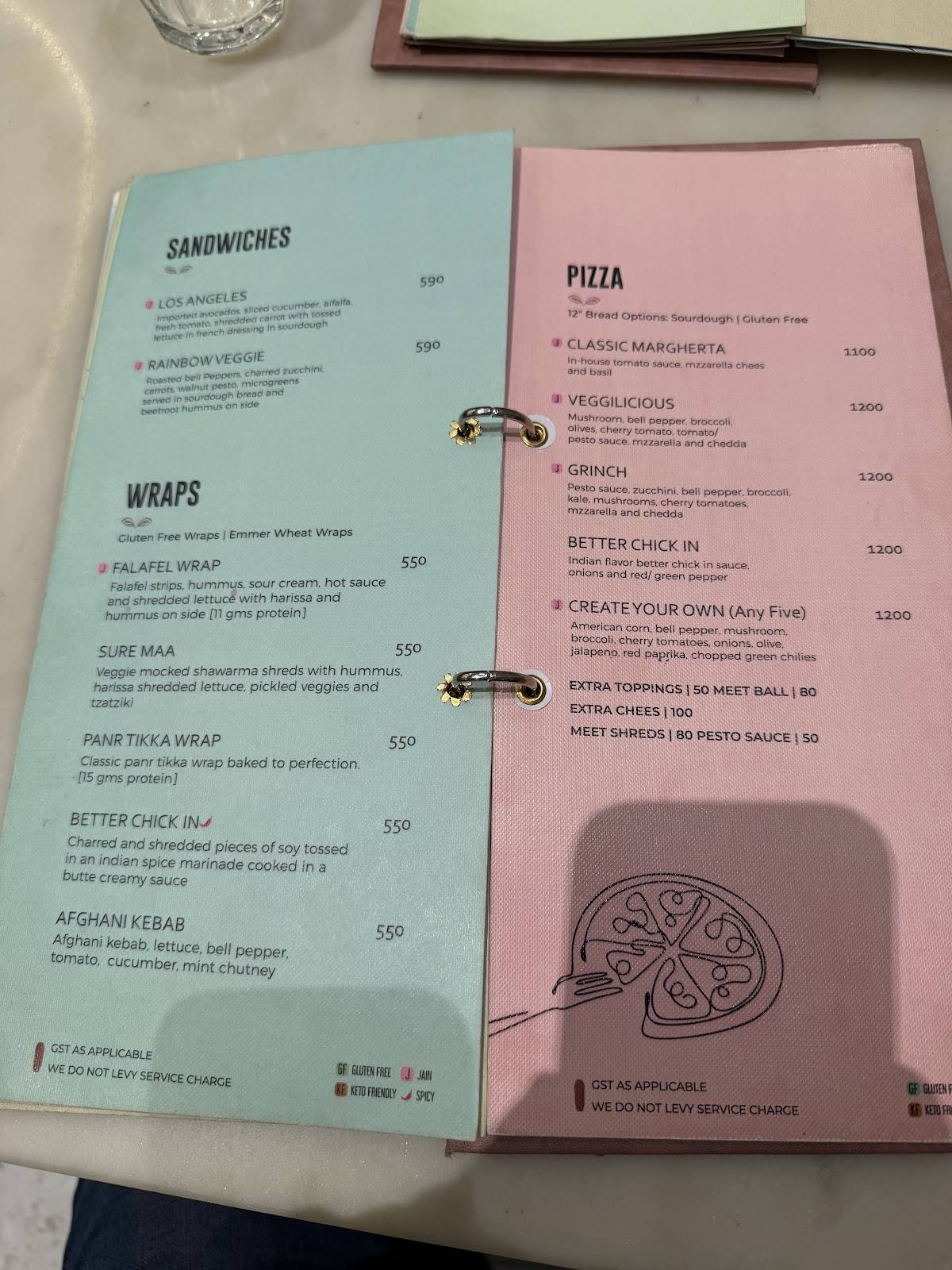 Earth Cafe @ BKC menu