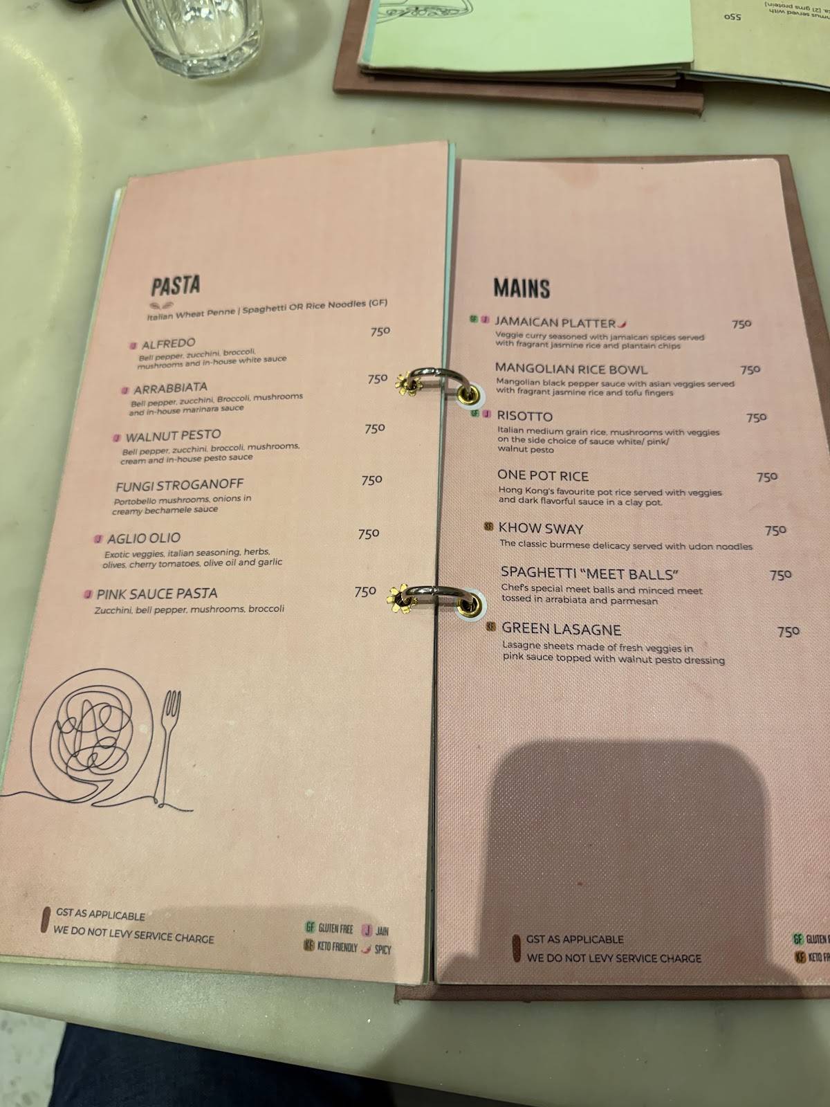 Earth Cafe @ BKC menu