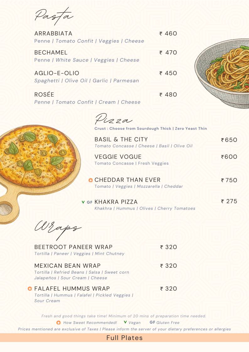 How Sweet Bakery & Cafe menu
