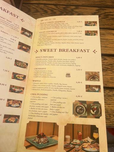 Menu di King's Cafe & Coffee Bar 