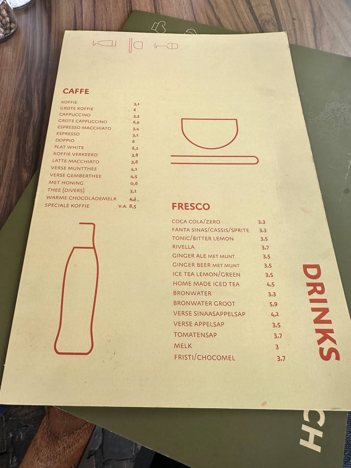 Menu de NOVI Enschede Italiaans restaurant