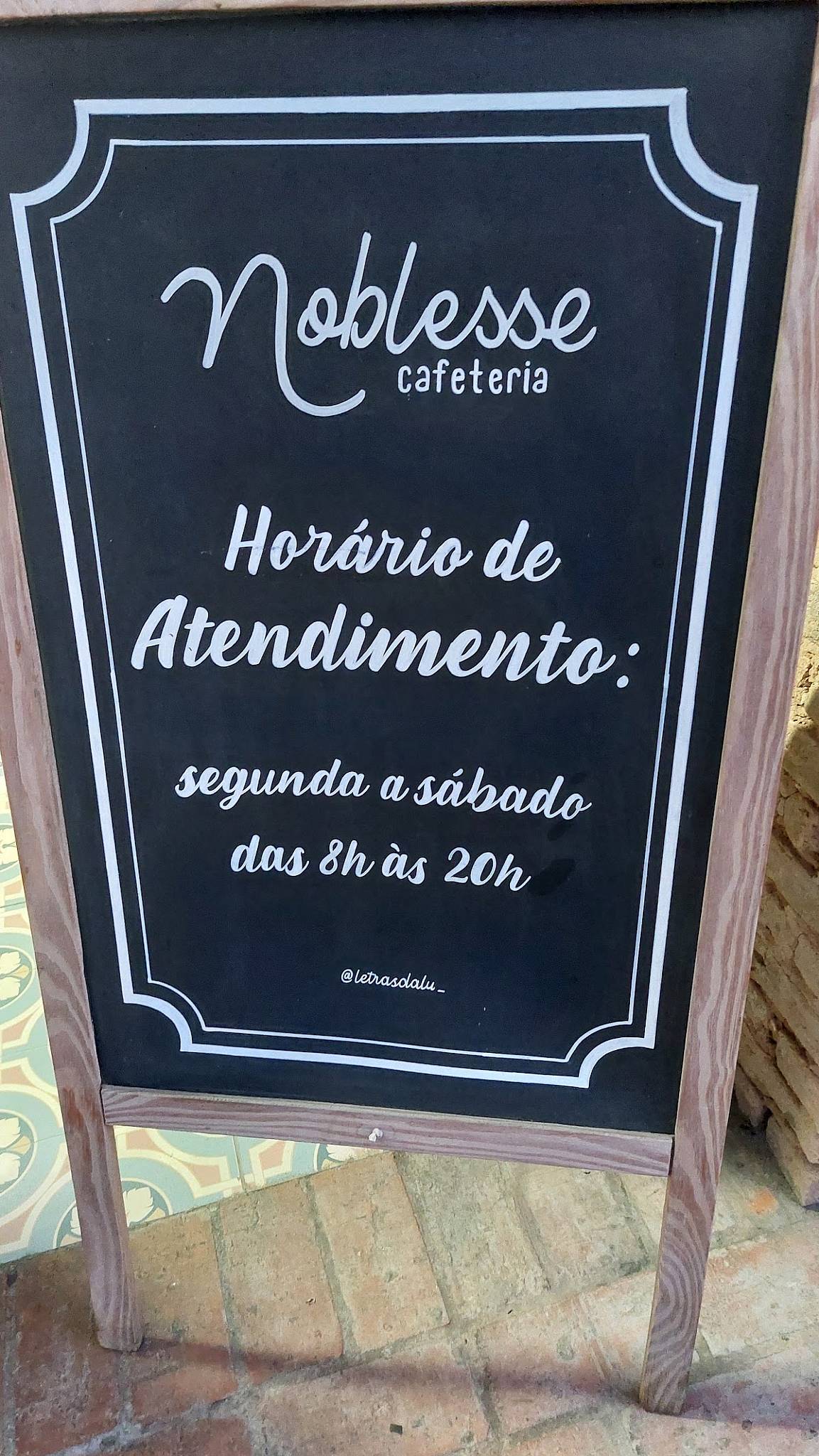 Noblesse Cafeteria cardápio