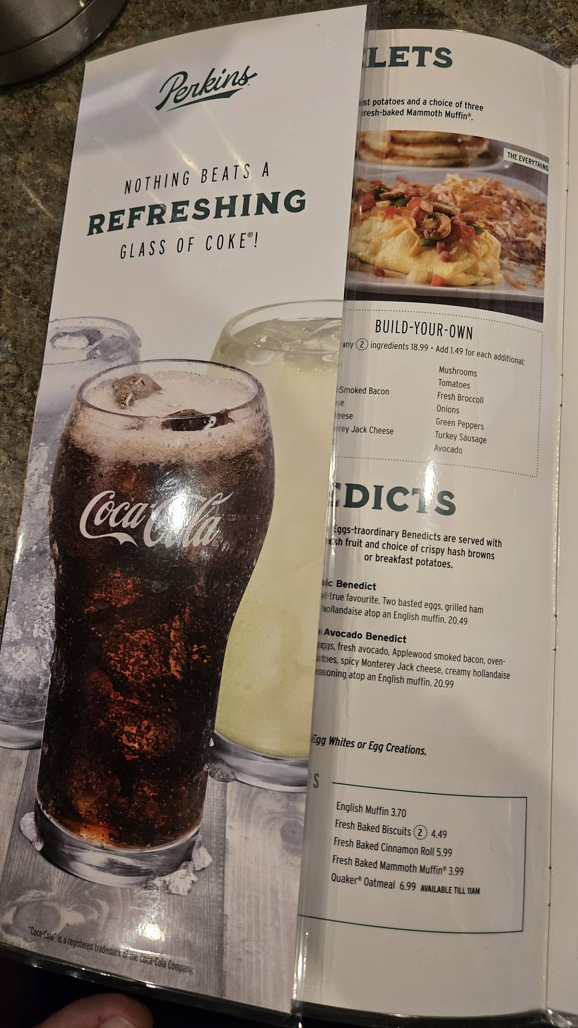 Menu de Perkins American Food Co.