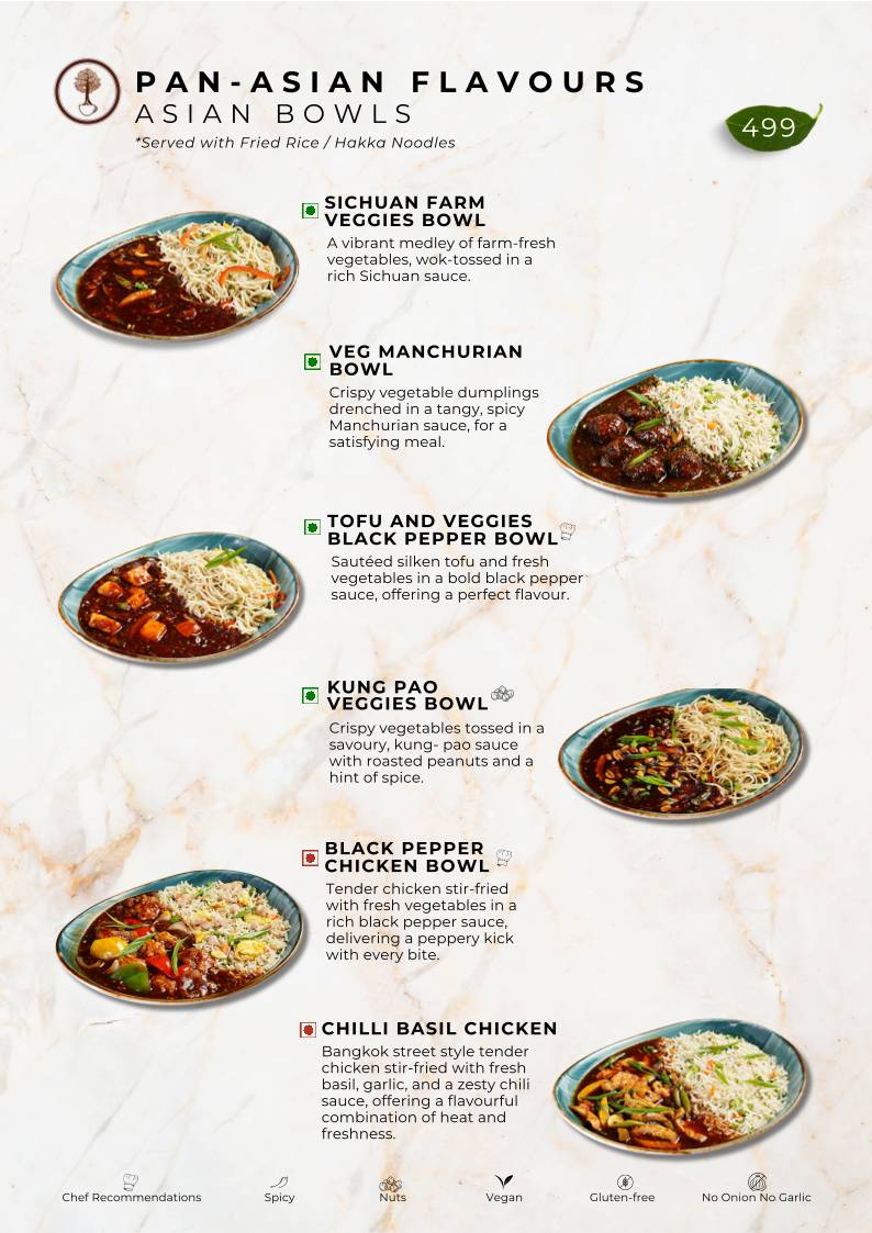 Sequoia Café menu
