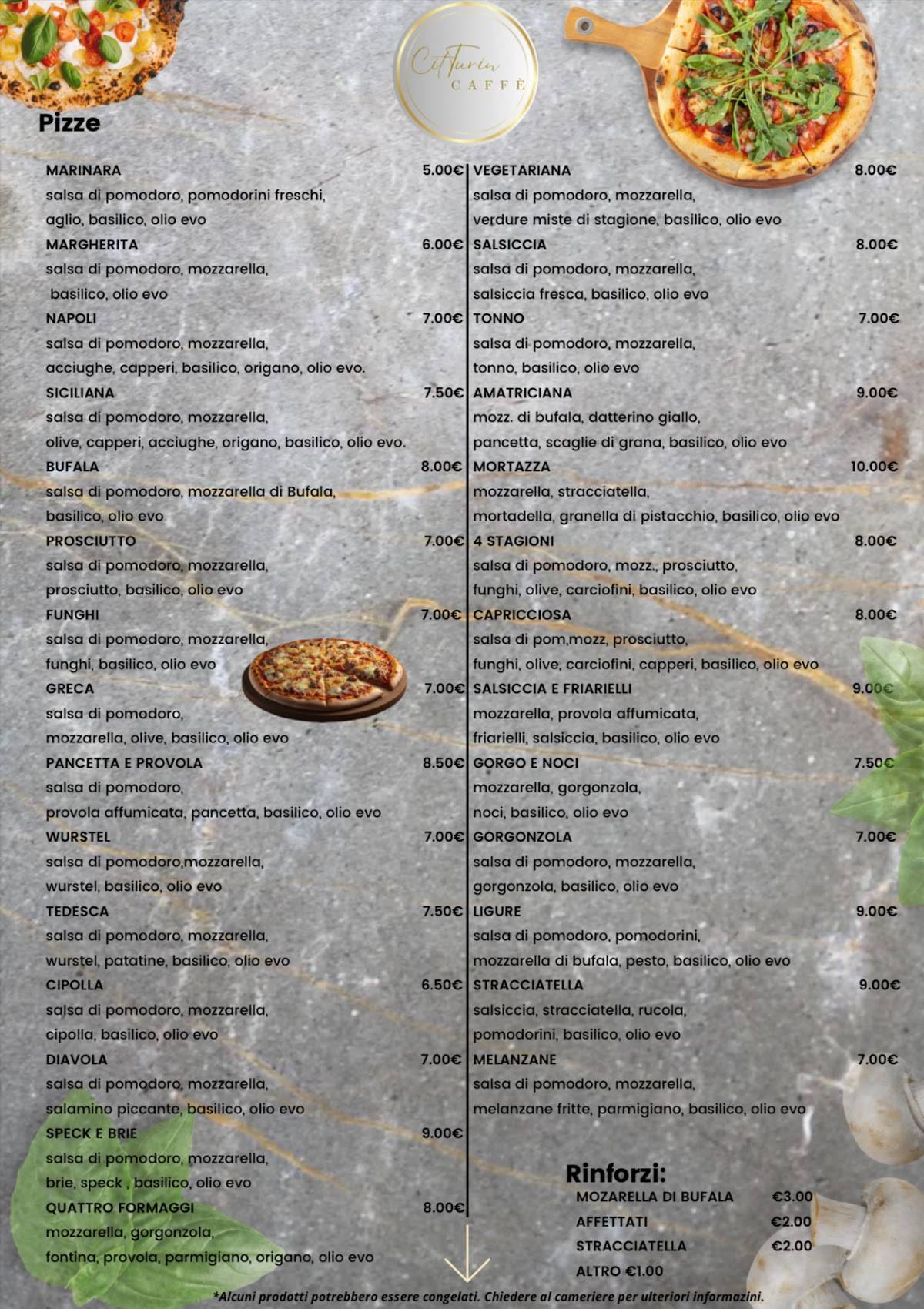 Menu di Caffè Cit TURIN 