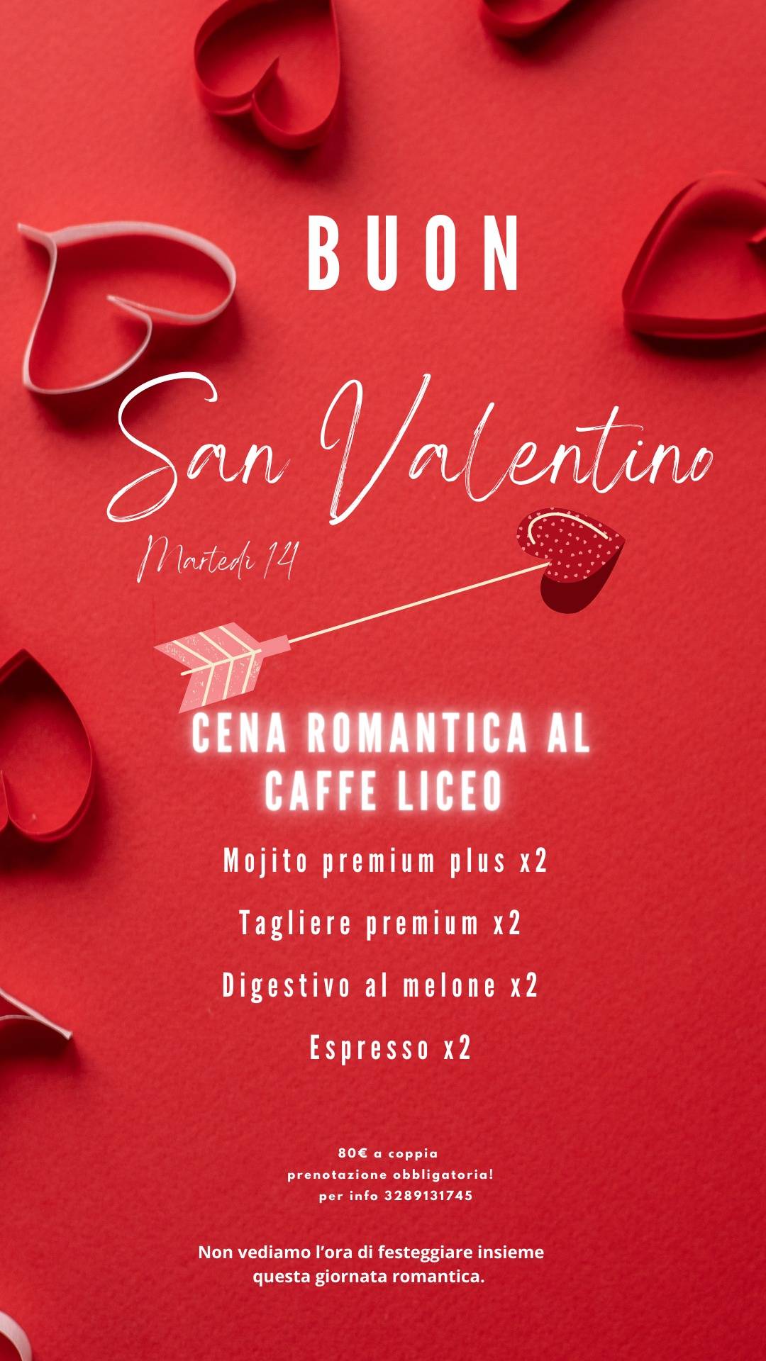 Menu di Caffe Liceo 