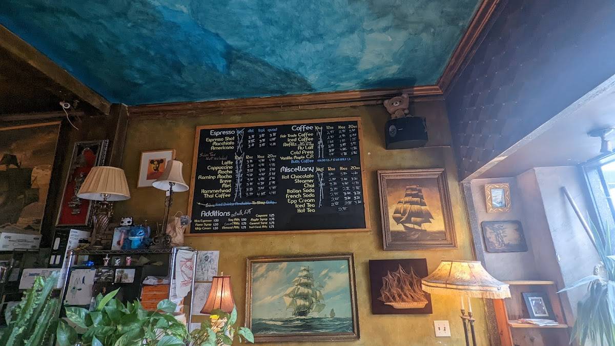 Menu at Caffetto Coffee House, Minneapolis