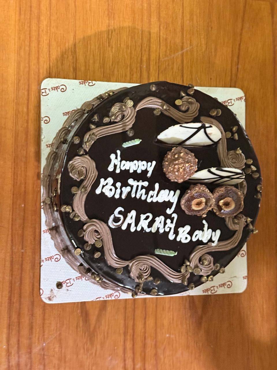 Cakes and Bakes menu