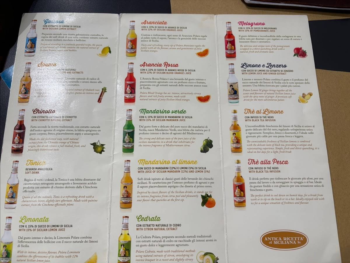 Menu di Canusciuti Sicilian Cafe 