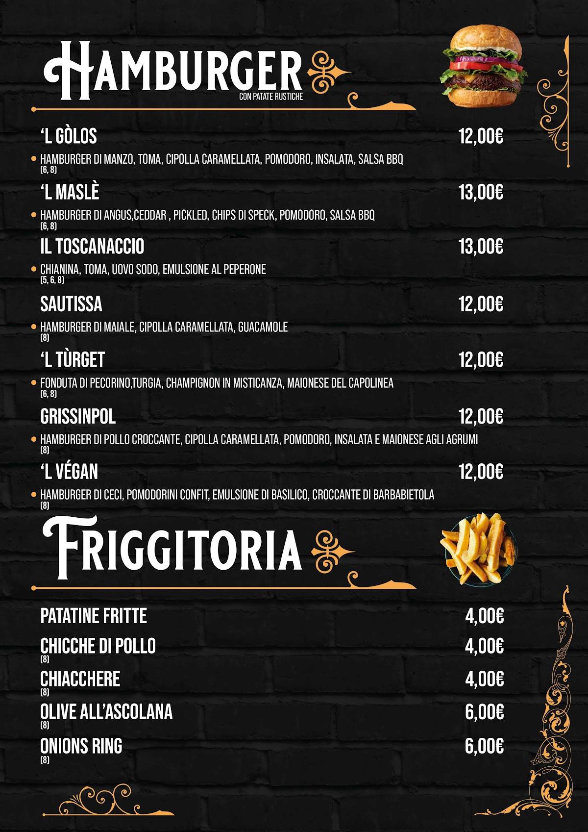 Menu di Il Capolinea Birreria Bistrò 