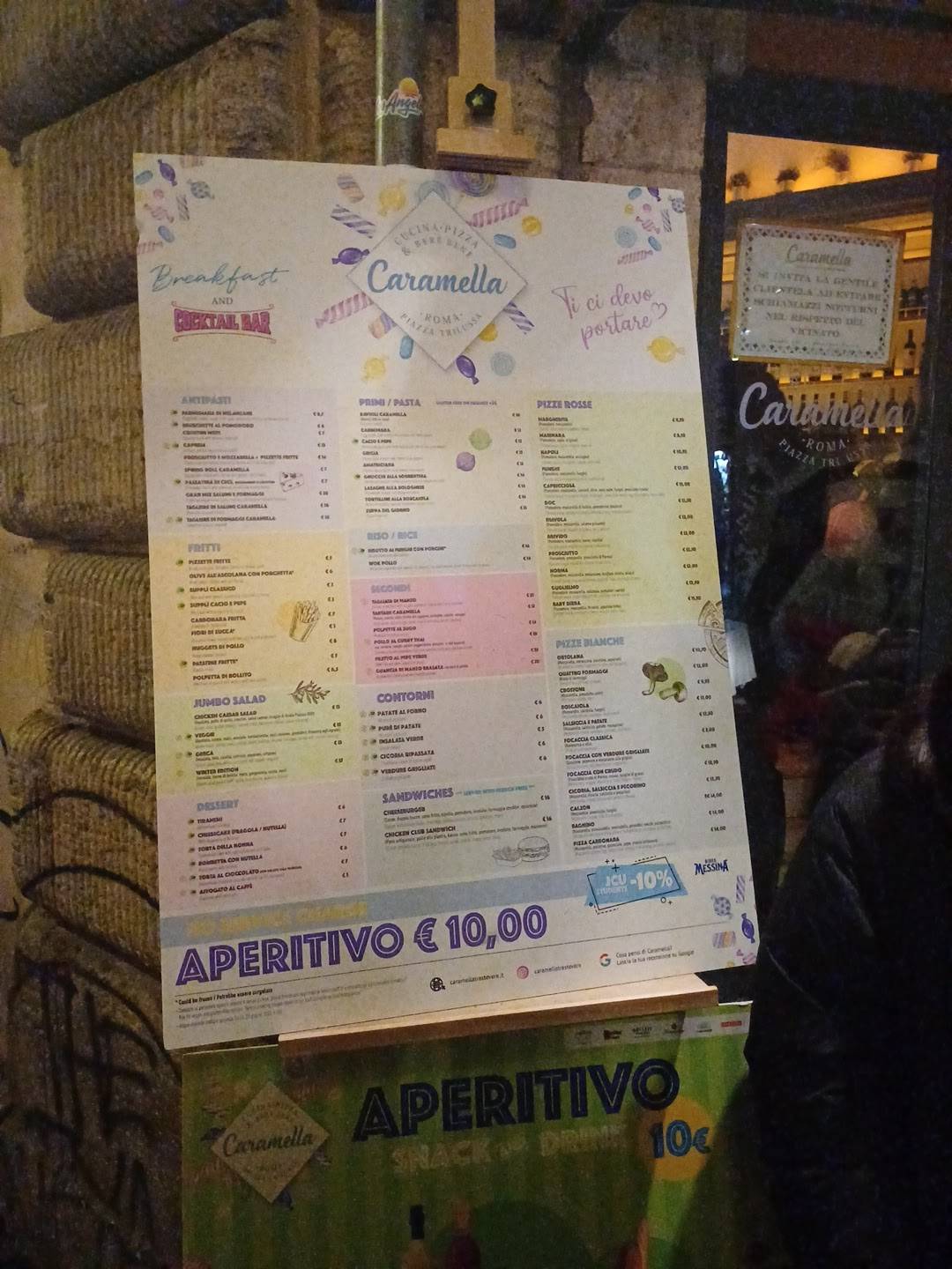 Menu di Caramella 