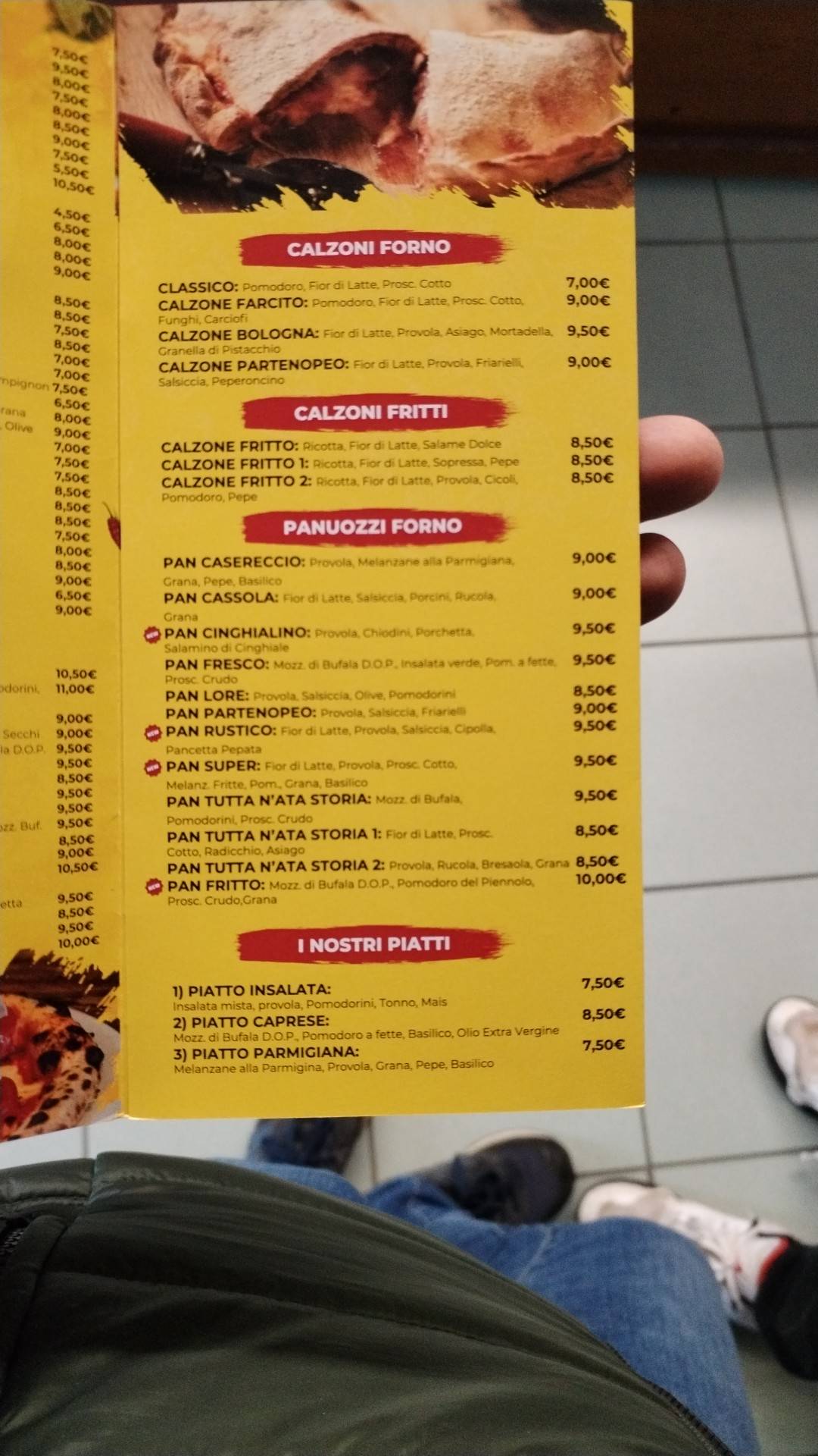 Menu di Pizzeria Castello 