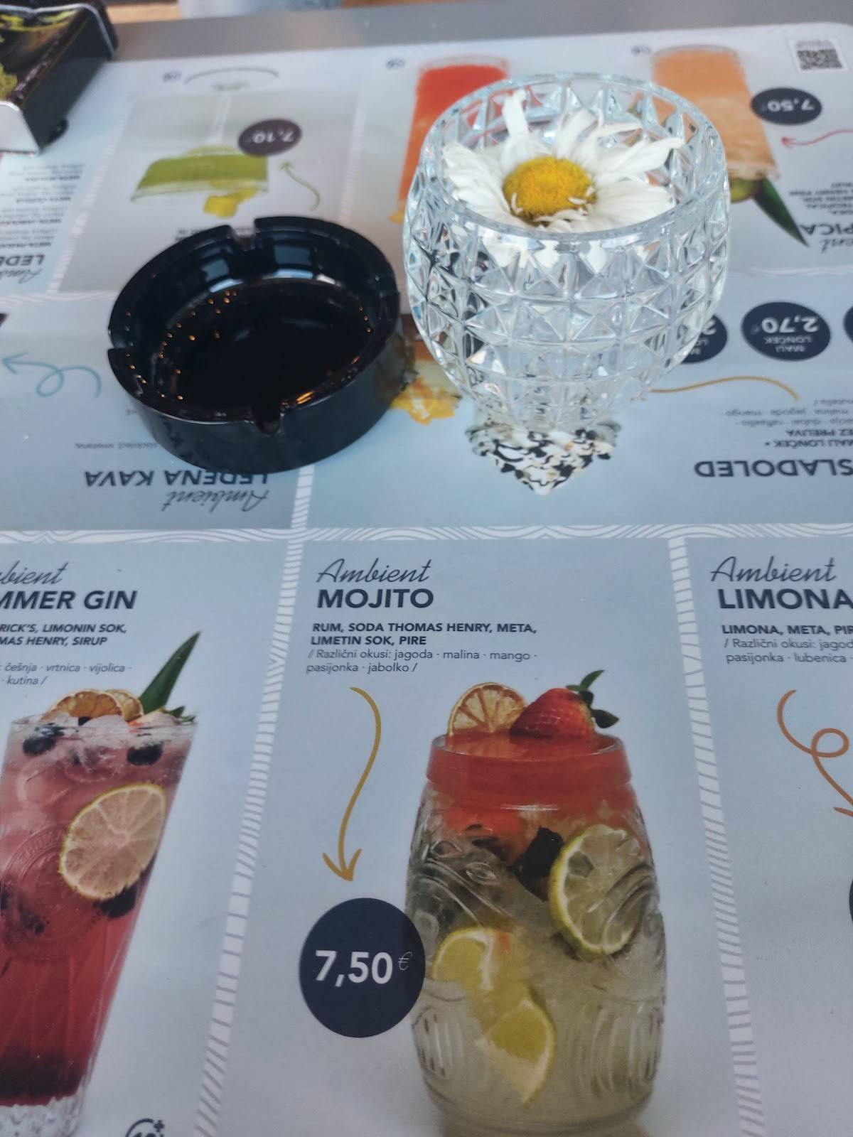 Menu di Ambient Cafe 