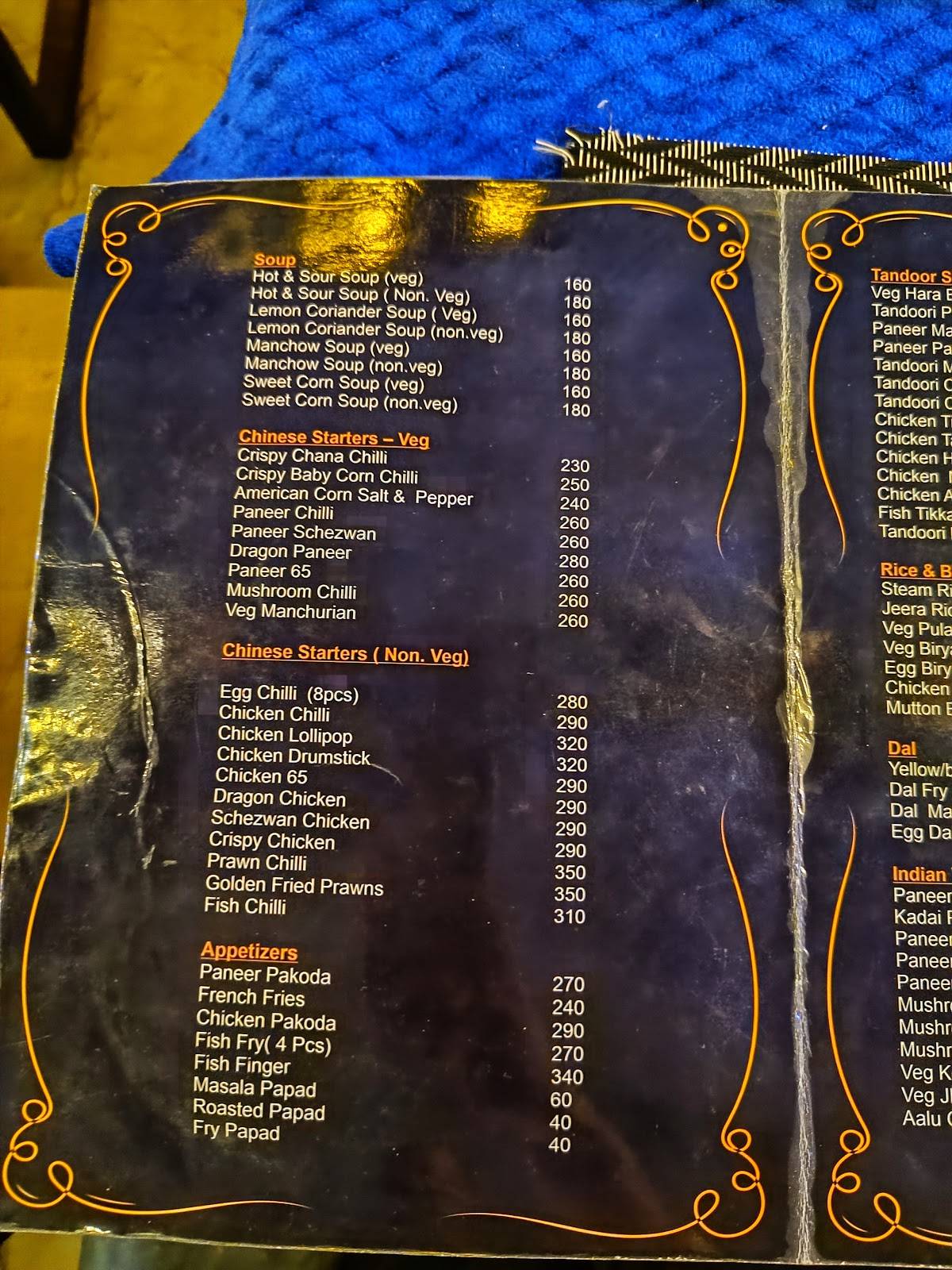 Celsius - Rooftop Restro & Lounge menu