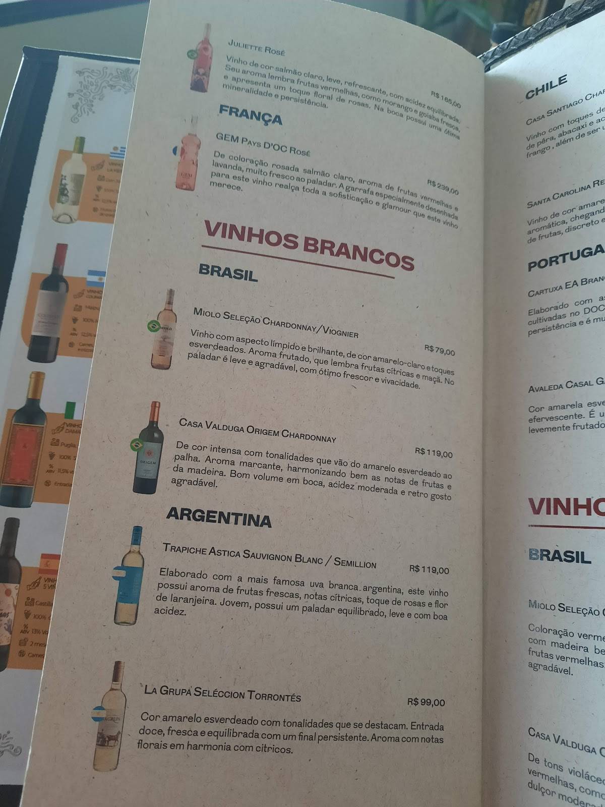 Cesar Restaurante cardápio