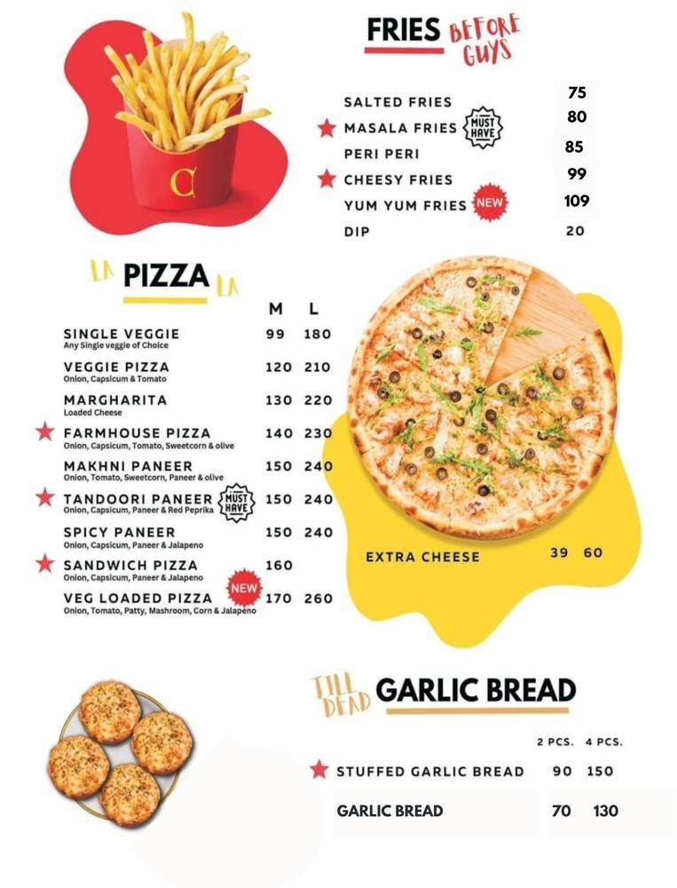 Chaiholic - best cafe in new colony menu