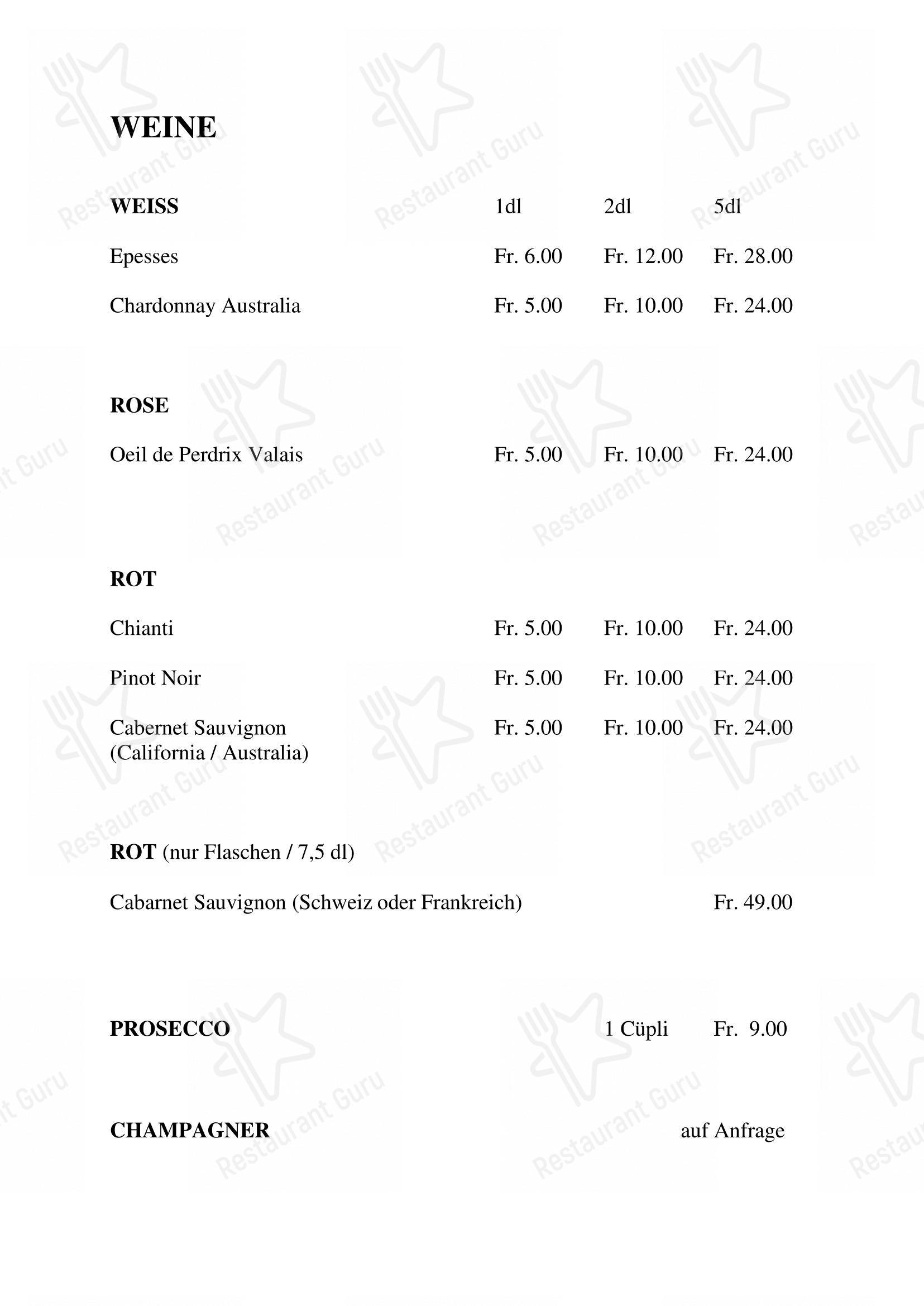 Menu di Chao Wang - Menu