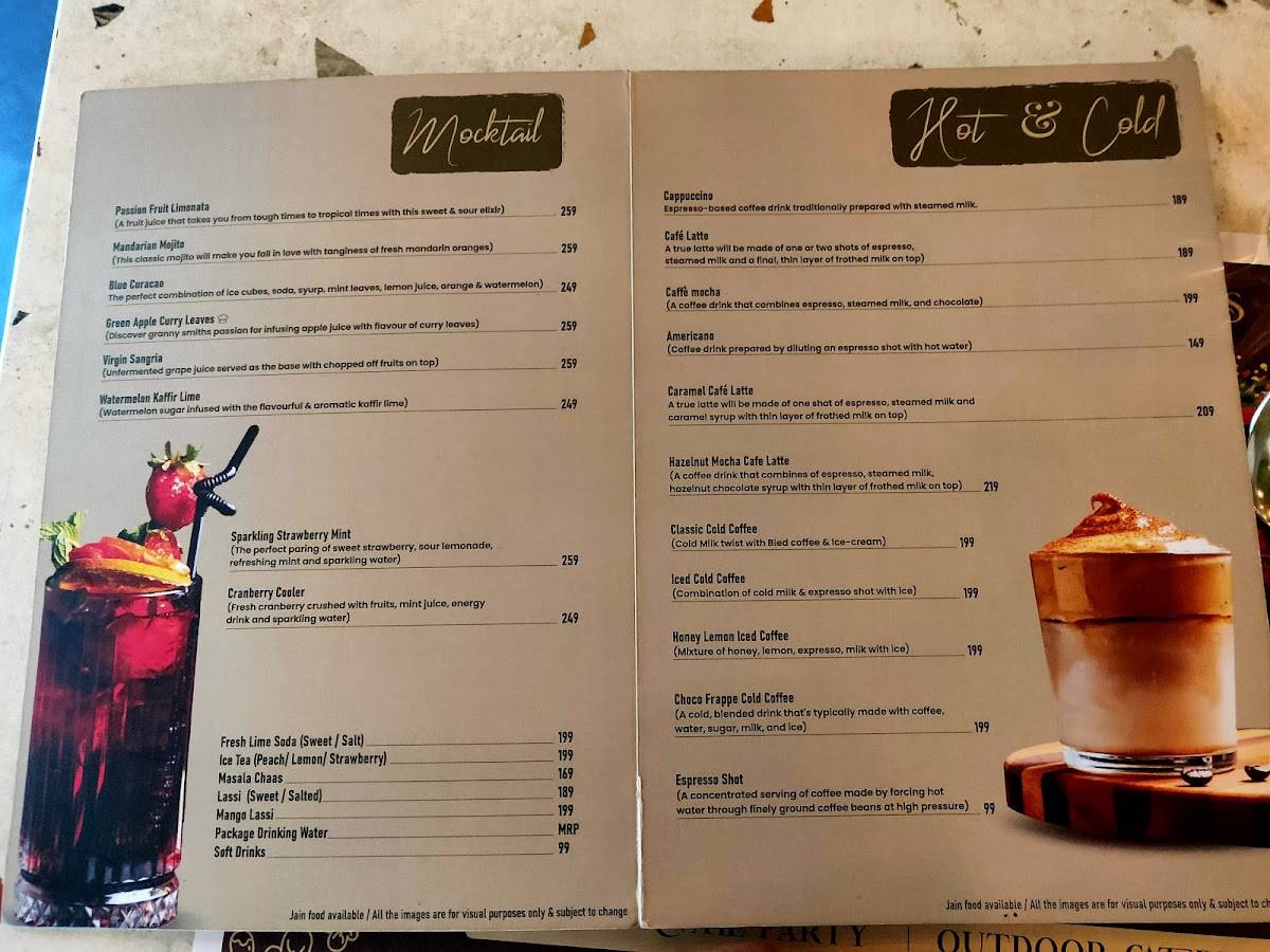 Aroma Pure Veg Restaurant menu