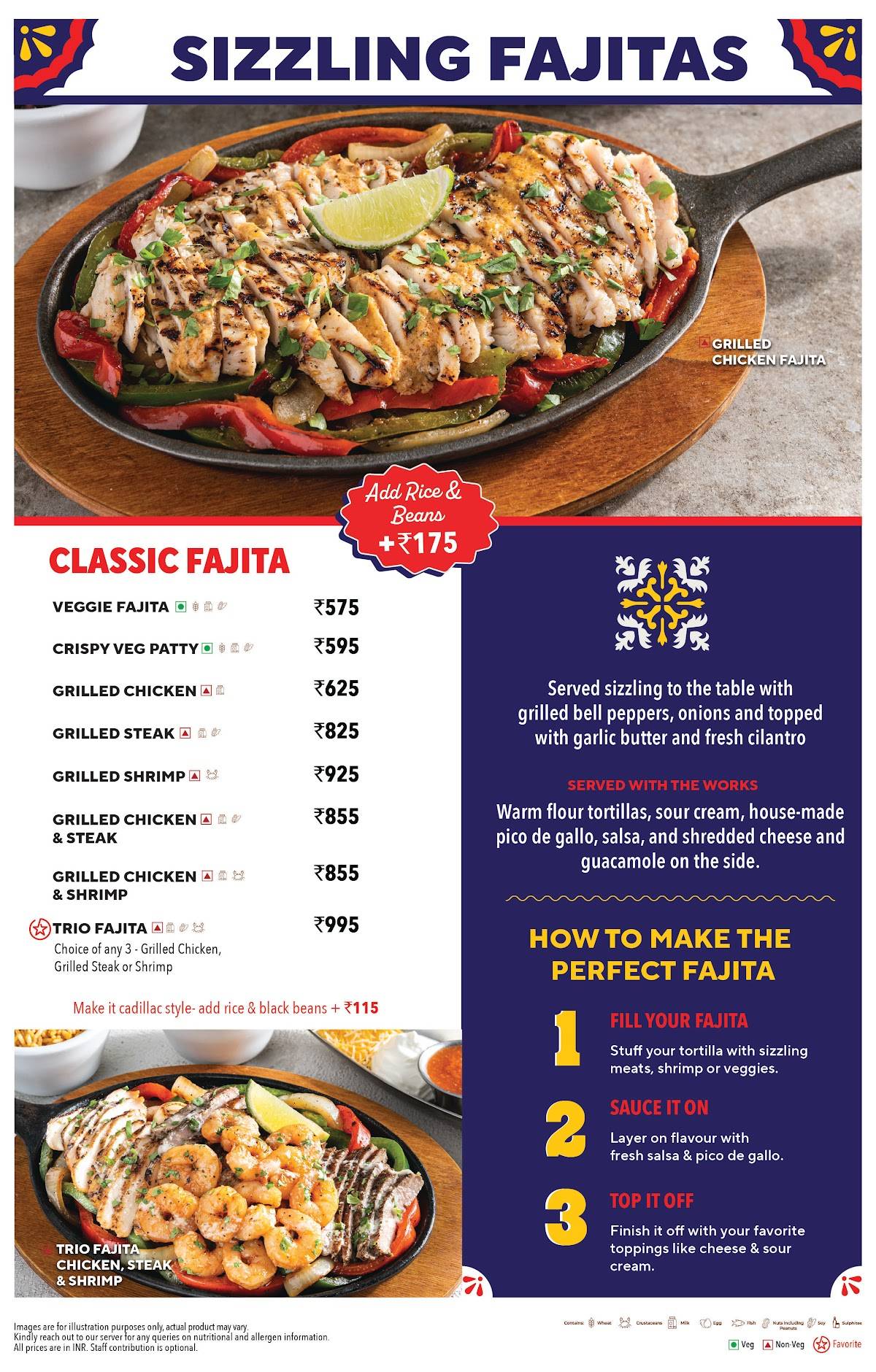 Chili's Grill & Bar menu