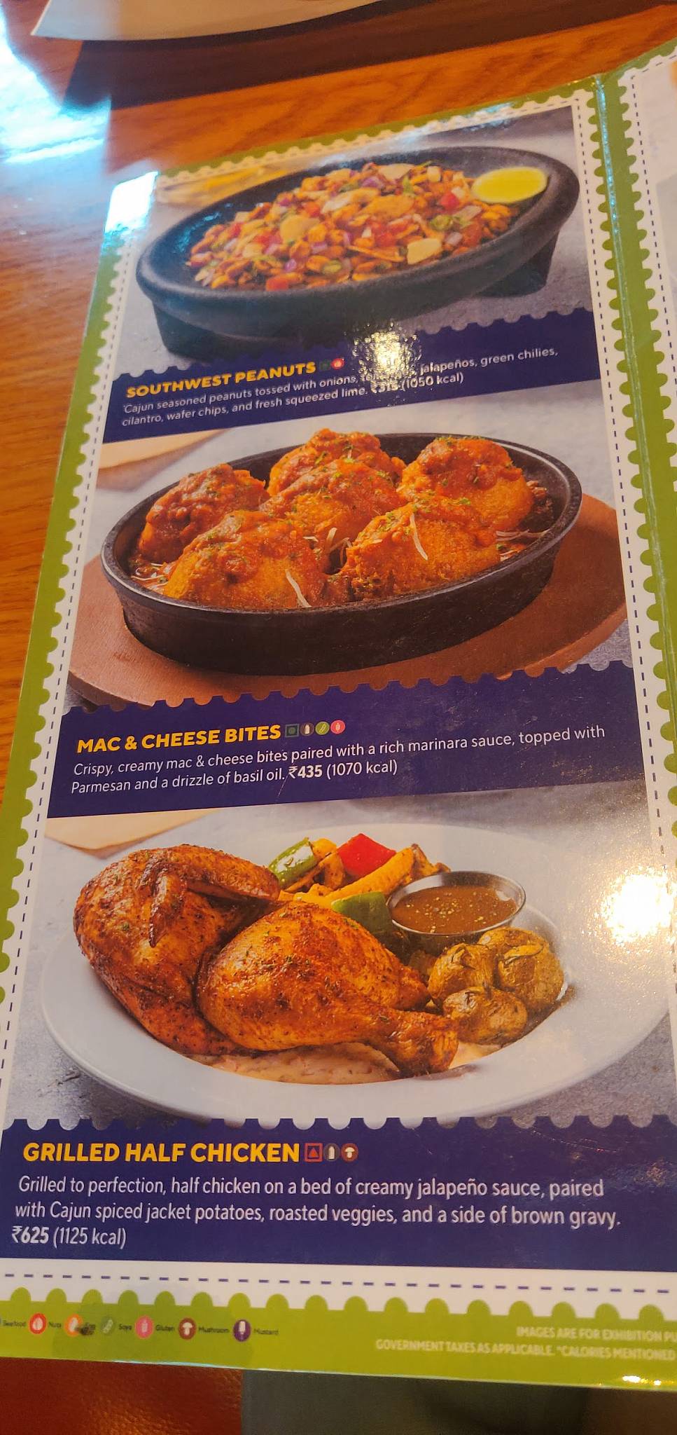 Chili's Grill & Bar menu