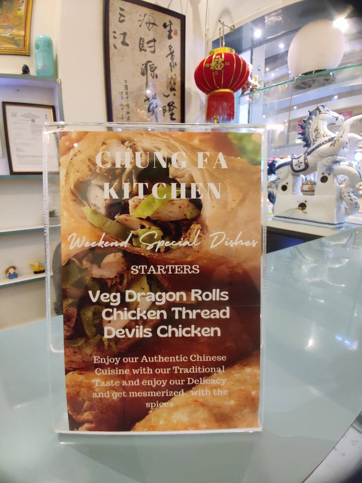 Chung Fa Kitchen-Best Chinese Restaurant in Vasna-Bhayli menu