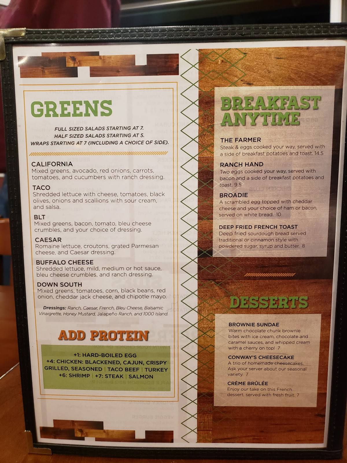 Menu at Cleveland Pub & Grill, New Berlin
