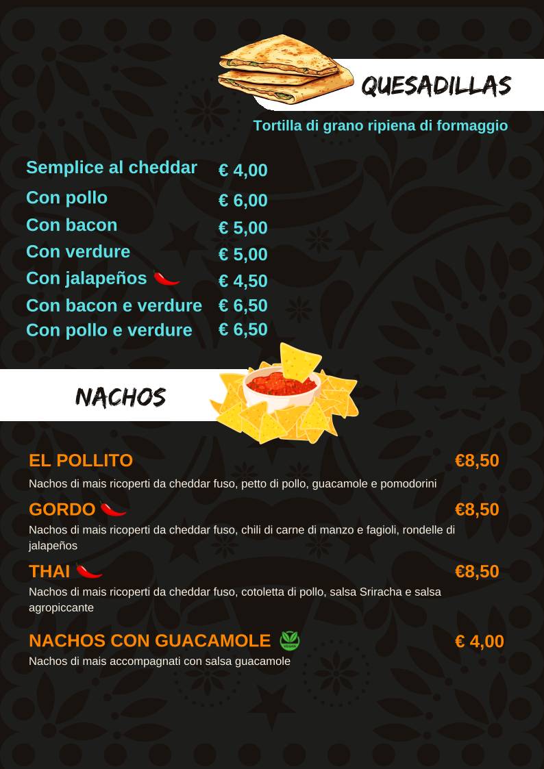 Menu di Coast to Coast 
