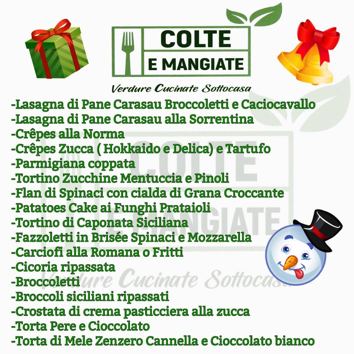 Menu di Colte e Mangiate 