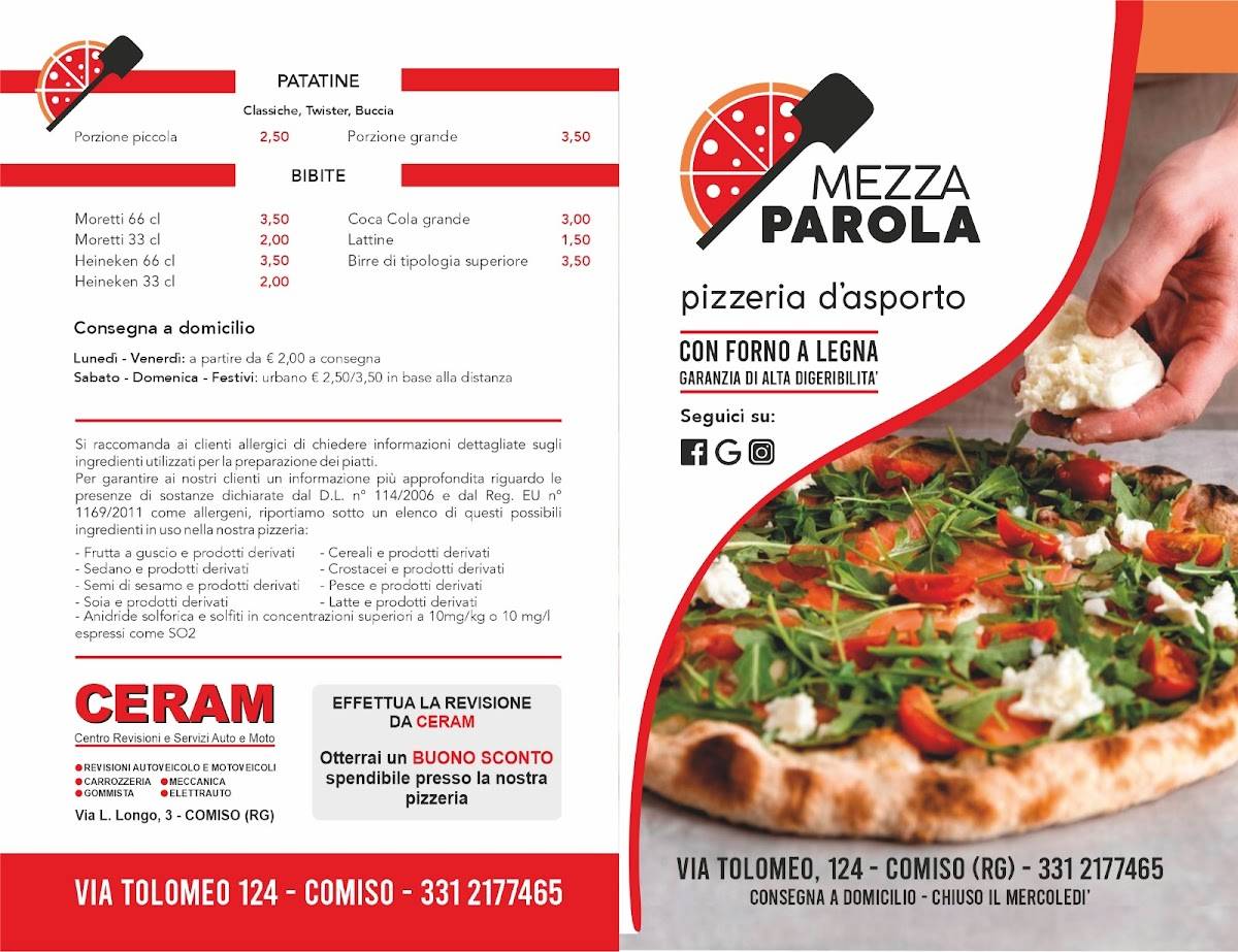 Menu di Mezza Parola 