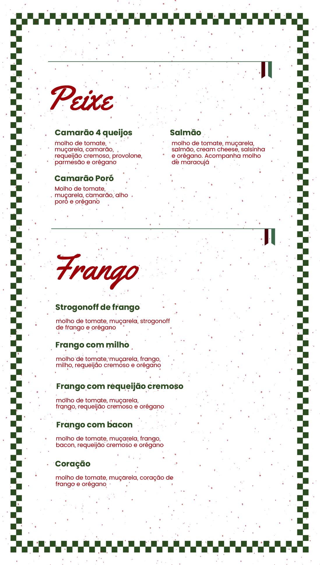 Constantina Pizzaria Express cardápio