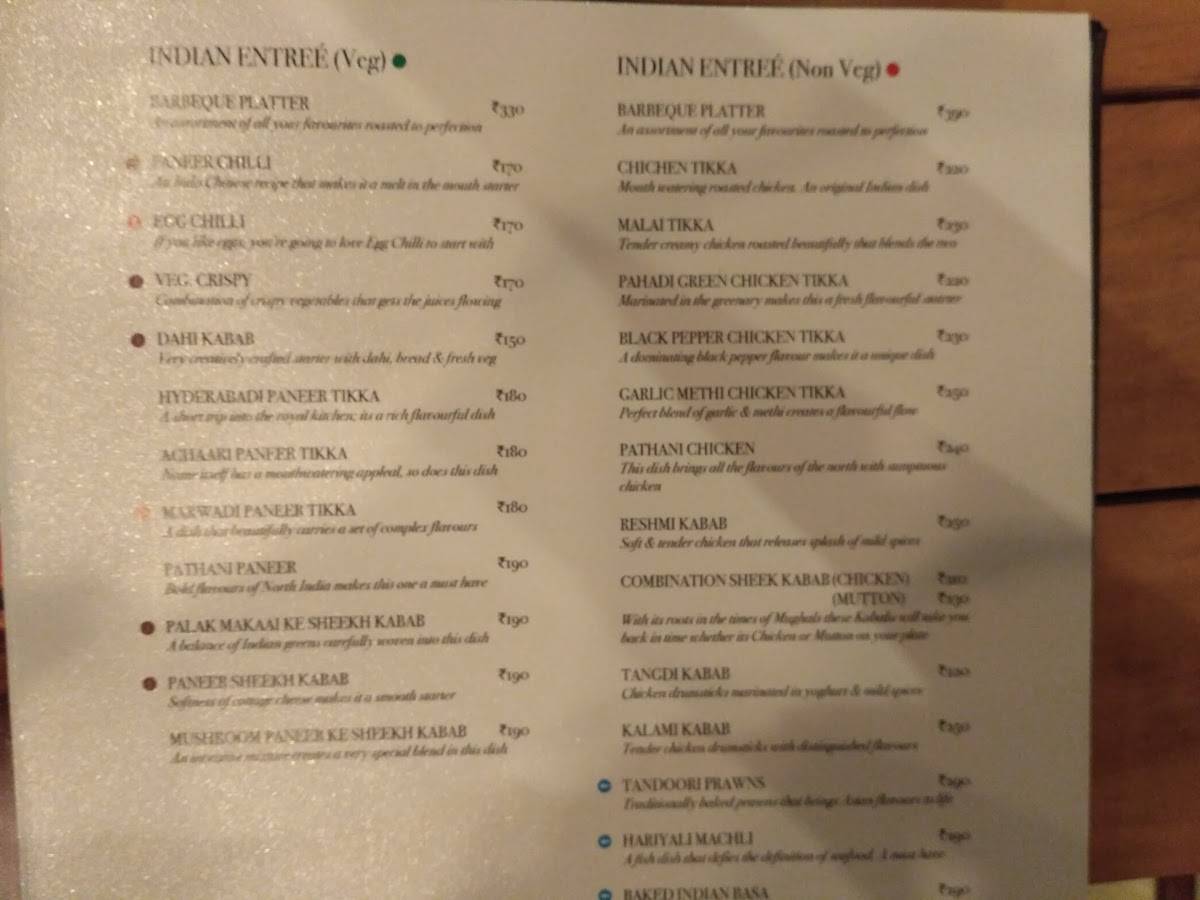 Container Bistro menu