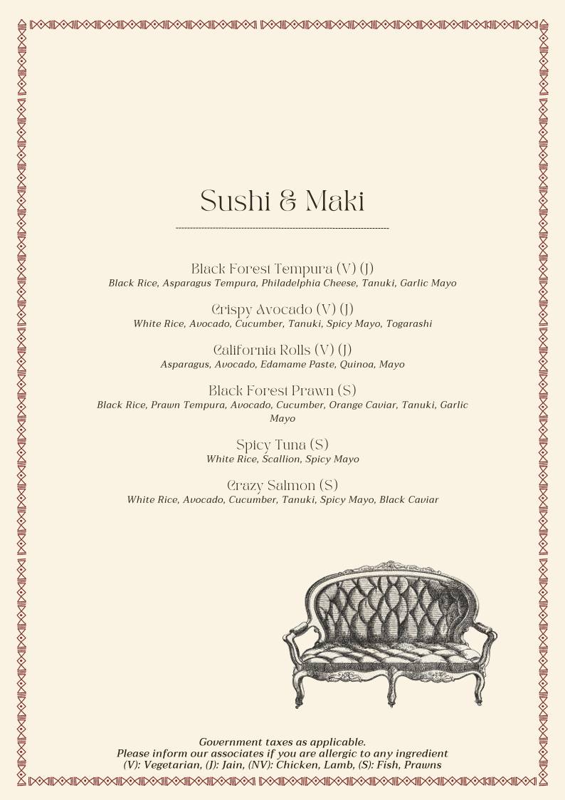 Cosy Box Mumbai menu