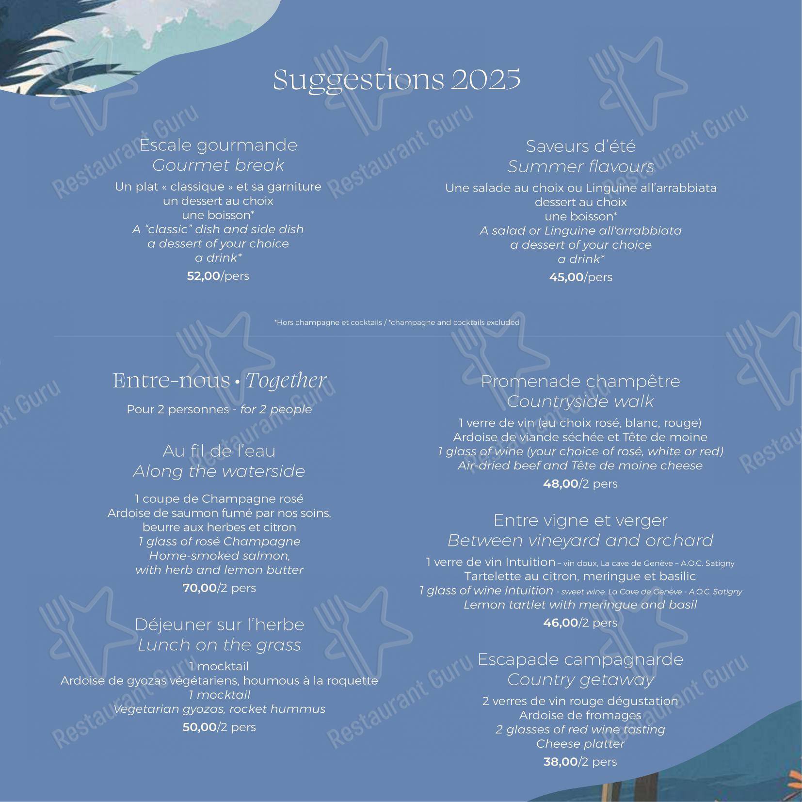 Takeaway Menu per Côté Square ristorante