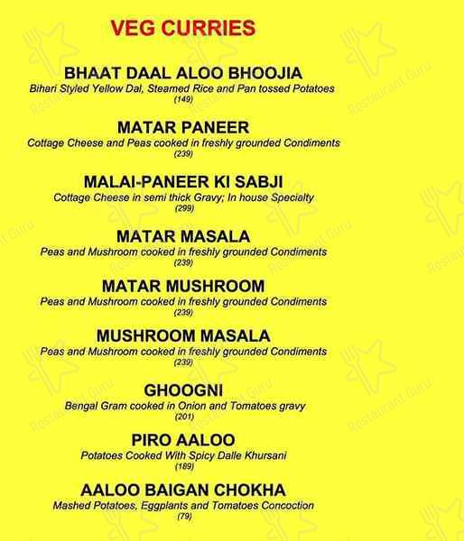 D' Hungry Mogambo menu