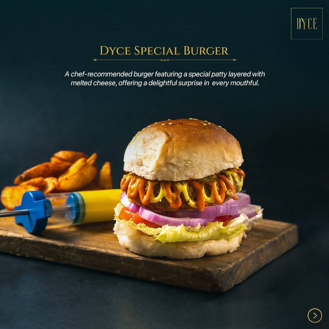 DYCE - Authentic Italian and Continental (Vegetarian) menu