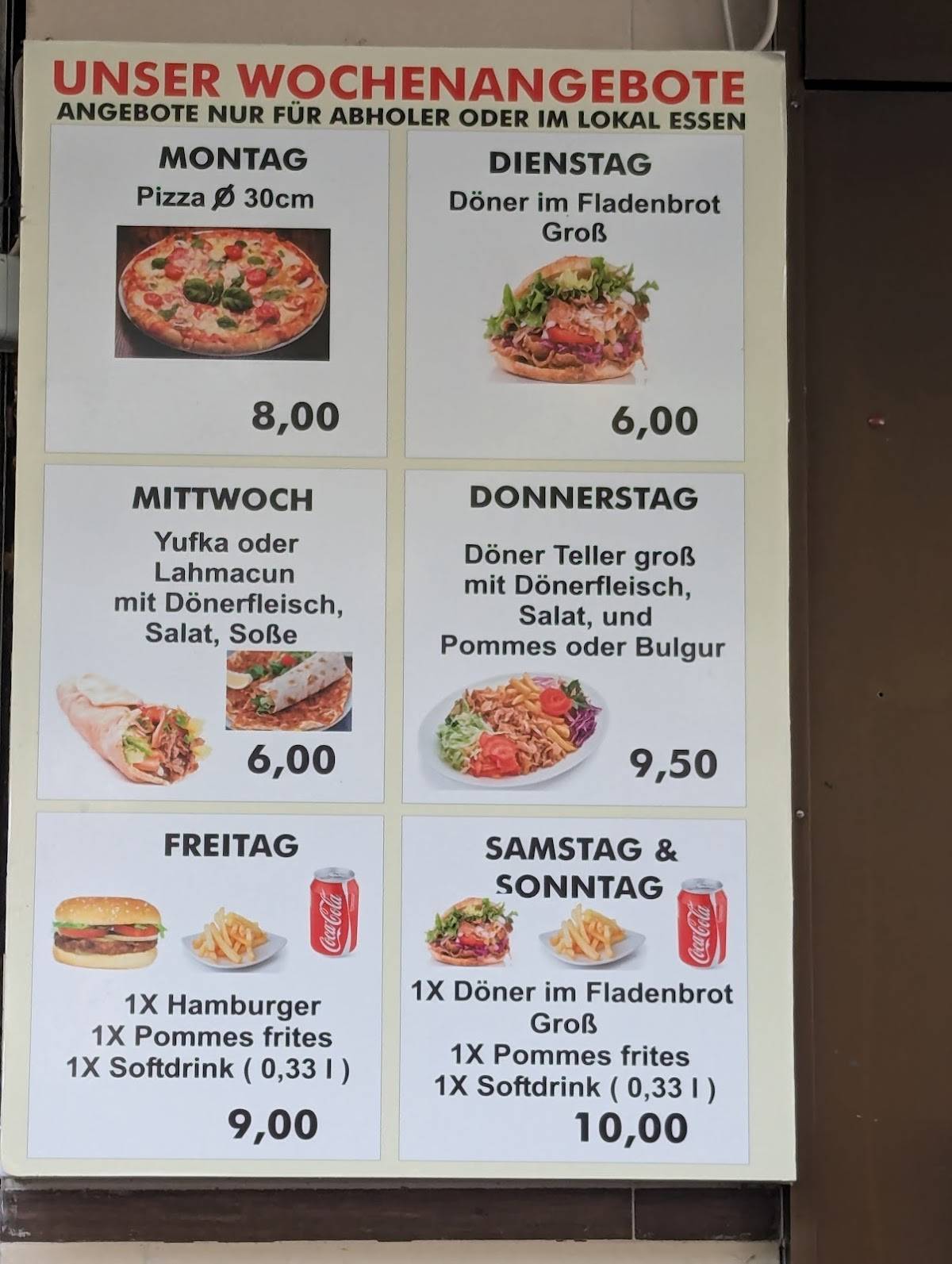 markt pizza und kebap haus