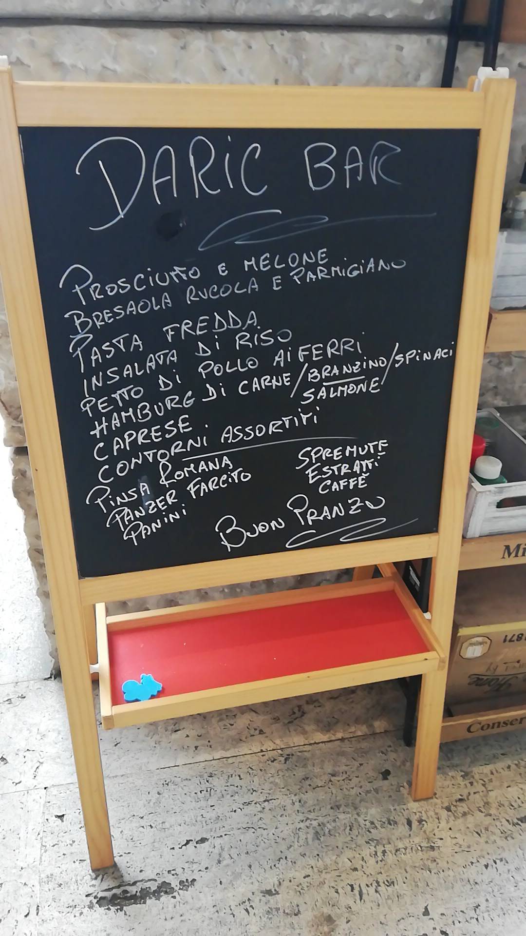 Menu di Daric bar 
