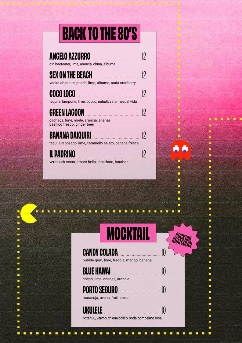Menu de Darsena Sunset