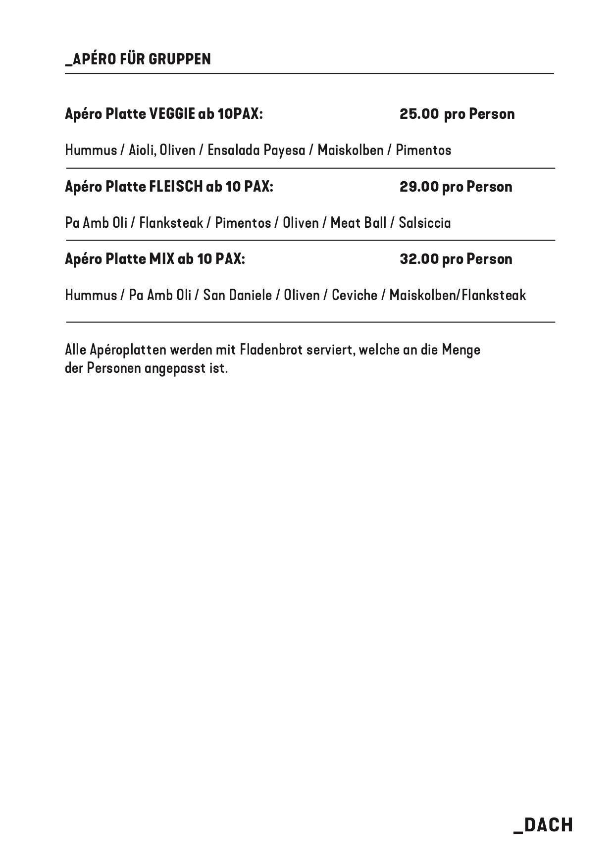 Menu di Das Viertel 