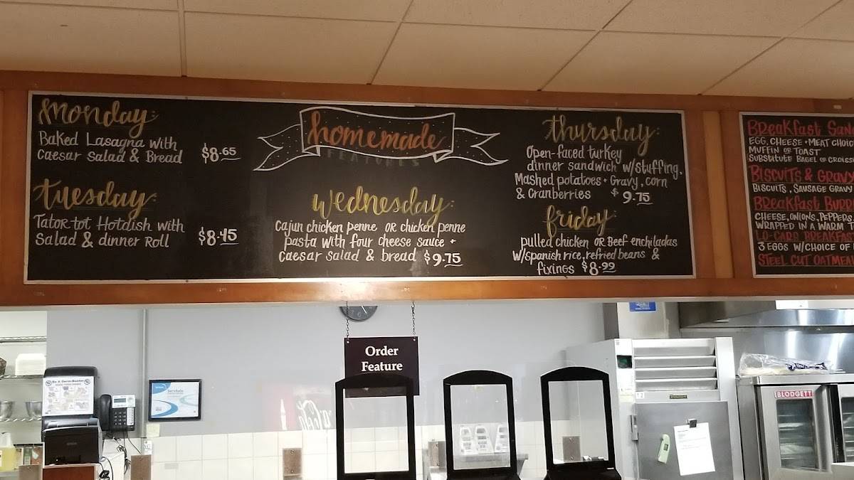 Menu at Dave's Downtown restaurant, Minneapolis