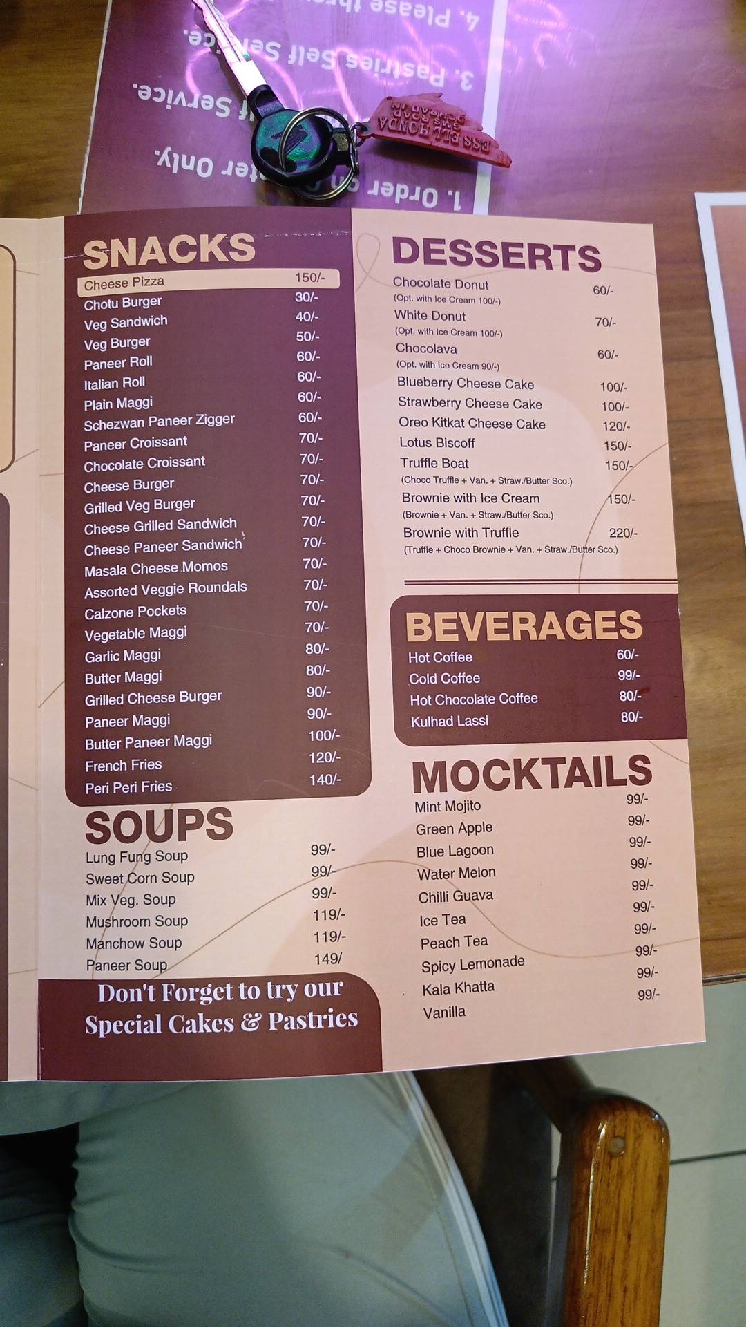 Old Friends Bakers and Cafe / 100 % Eggless / Best Bakery / Customized Cakes / Cake Shop menu