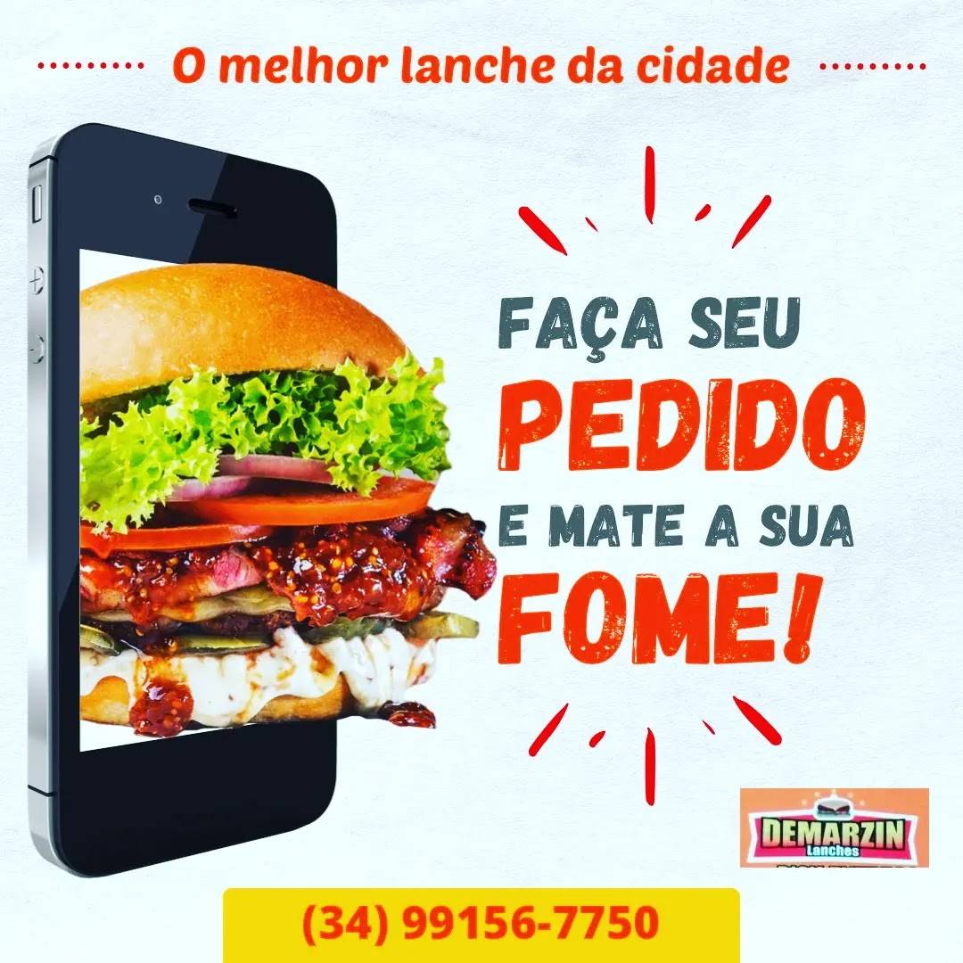 Demarzin Lanches cardápio