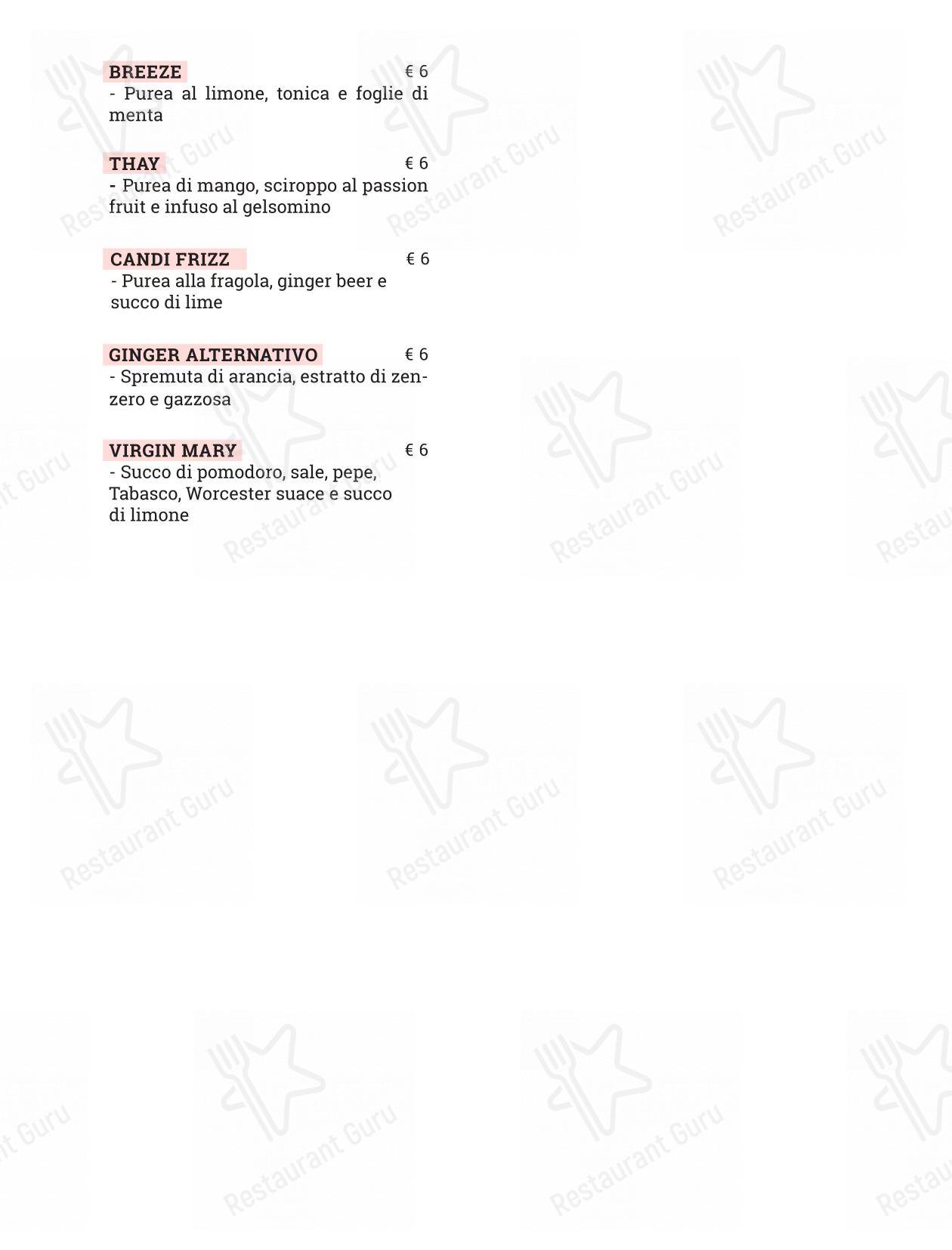 Menu di Diemme Spa - Menu