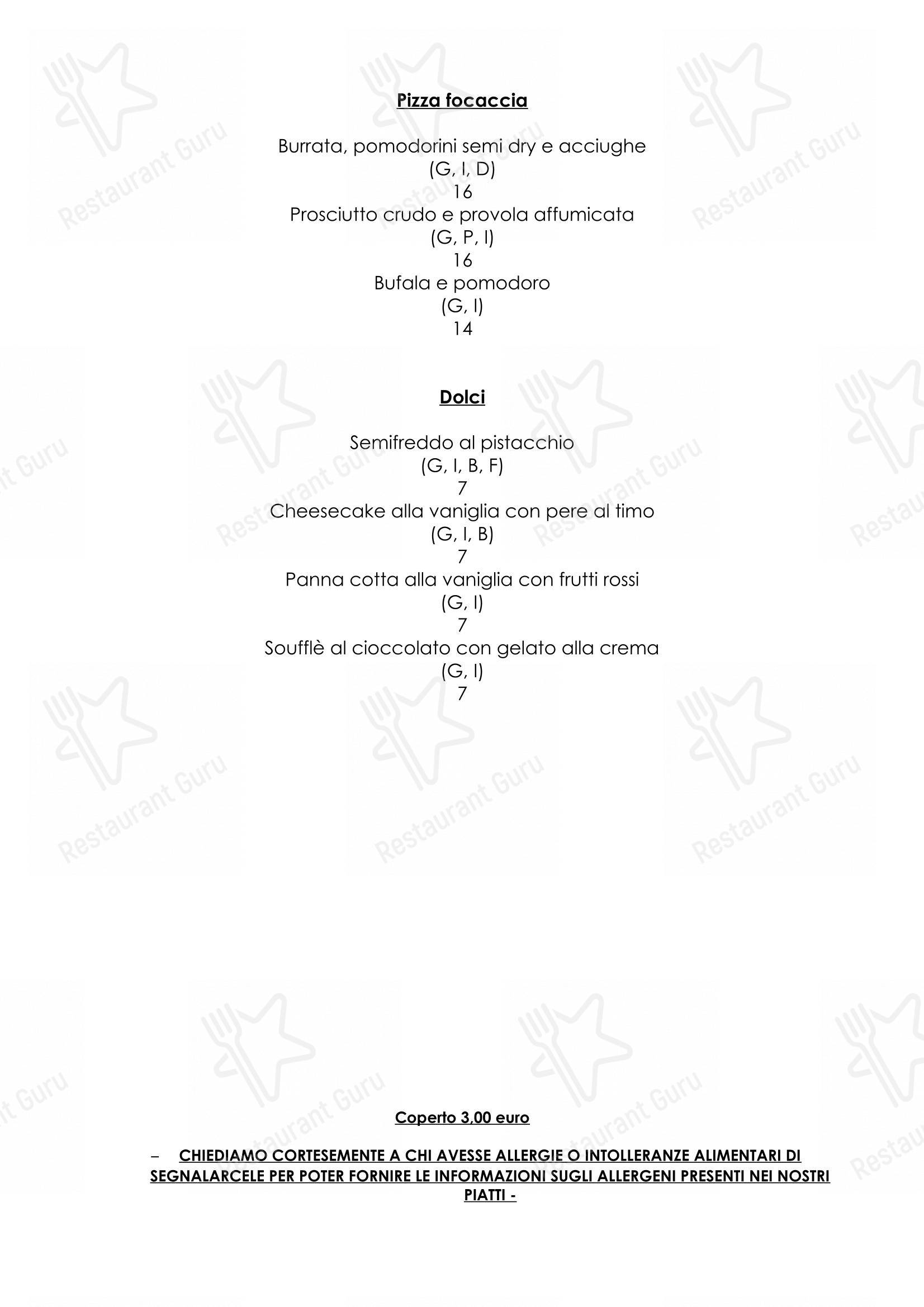 Dining Room Marghera in Venezia - Menu