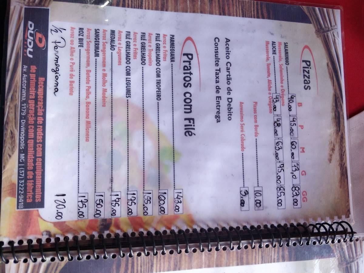Jacó Pizzaiolo cardápio