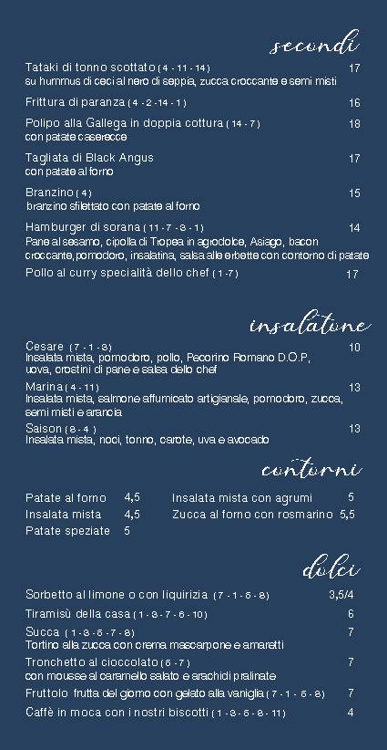 Menu di Dó Mori Dolo 