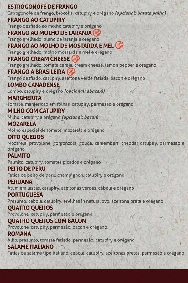 Don Gentil Petisqueria E Pizzaria cardápio