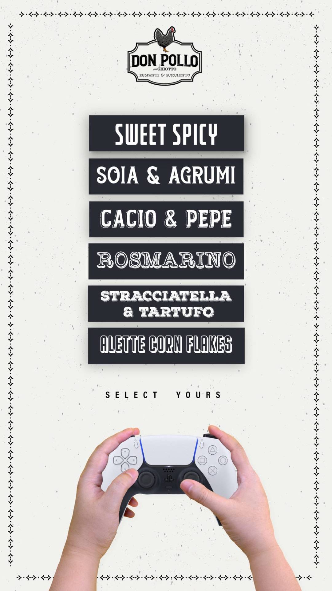 Menu di DonPollo 
