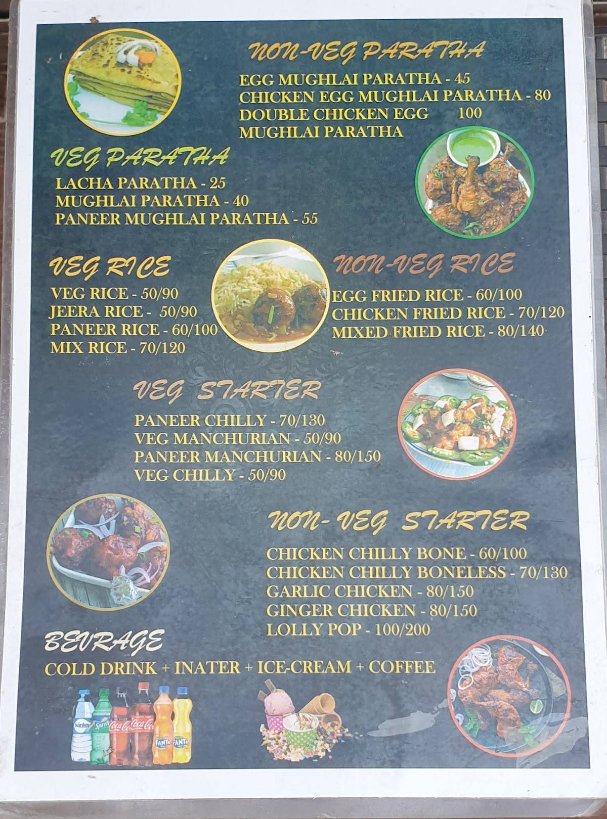Dragon hill menu